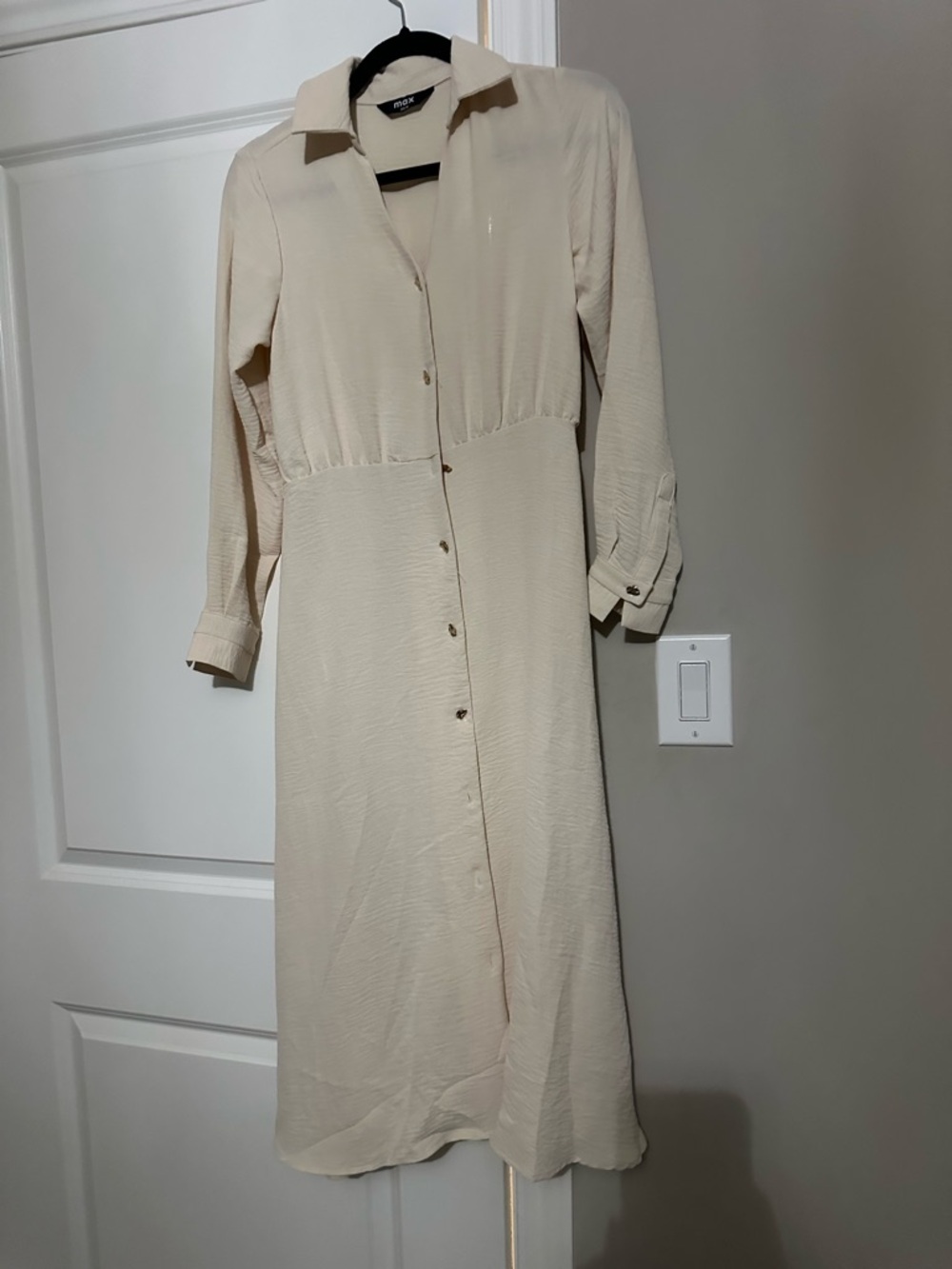Button-Front Shirt Dress